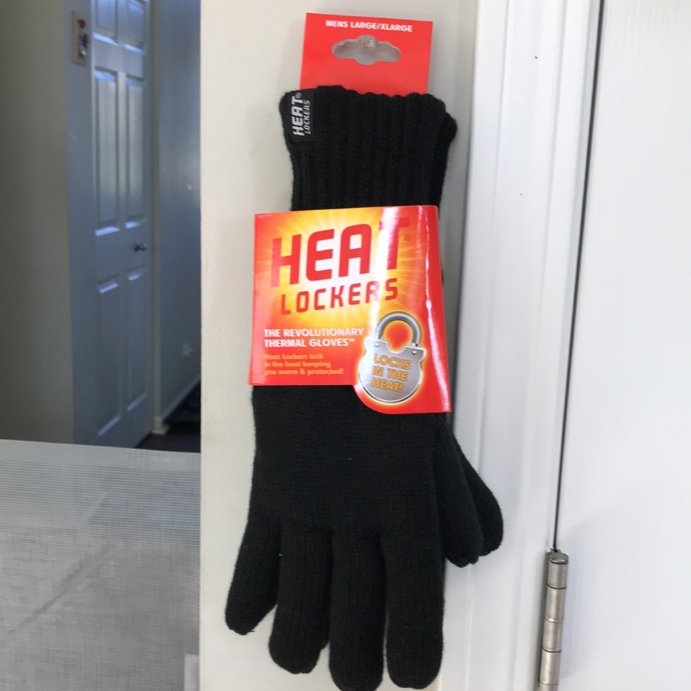 MENS Large HEAT lockers thermal gloves